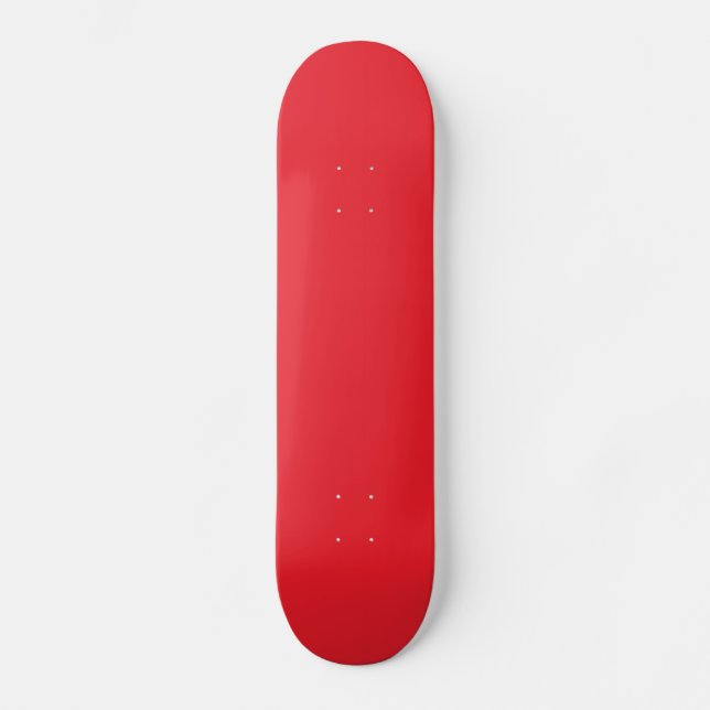 Rot Skateboard (Vorderseite)