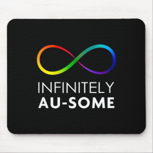 Rot statt Autismus - unendlich Au-irgendeine Unend Mousepad