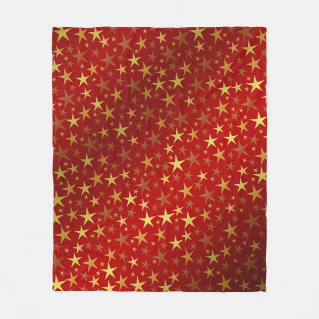 Rot, Stern, Maske, Schutzmaske, Fleecedecke (Vorderseite)