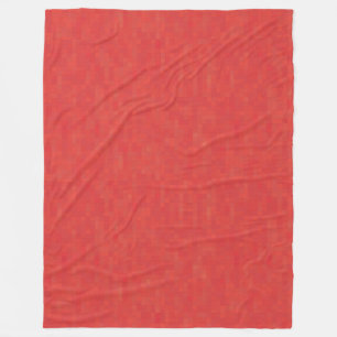 Rot subtil minimalistisches, elegantes modernes Mu Fleecedecke