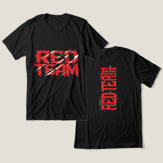 Rot-Team-Glitch-Cyber-Taktik-T-Shirt Tri-Blend Shirt