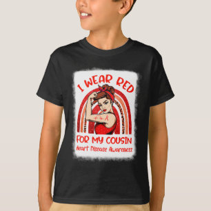 Rot tragen für meinen Cousin Herzerkrankungen Aufk T-Shirt