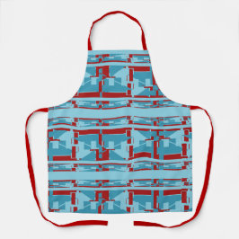 Rot türkisfarbene Mittelmeer Aussichtspunkte auf A Schürze