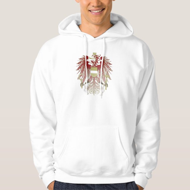 Rot u. Golddrache Hoodie (Vorderseite)