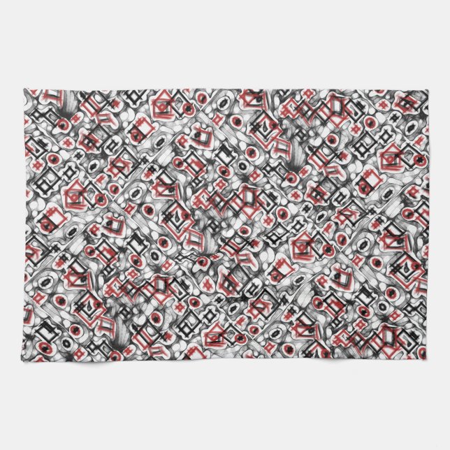 Rot überall küchentuch (Horizontal)