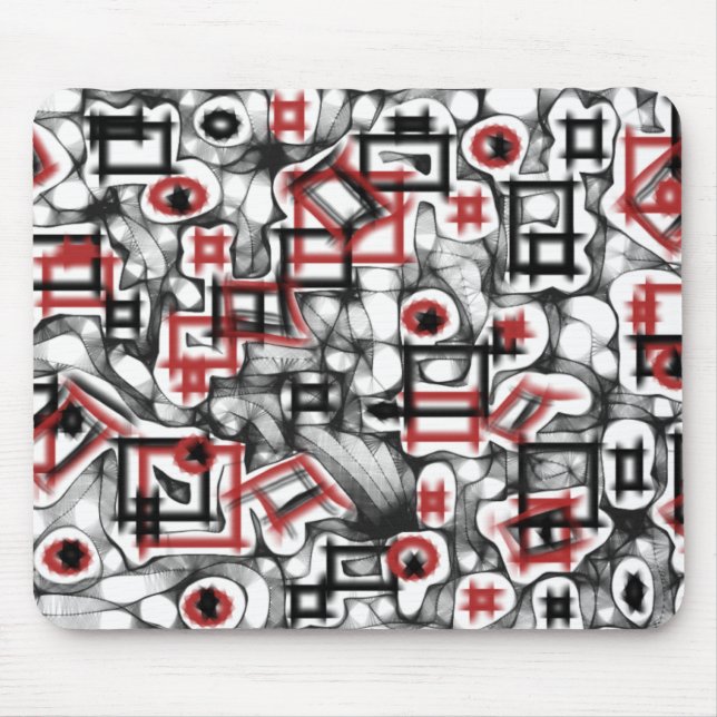 Rot überall mousepad (Vorne)