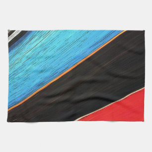 Rot und Blau 312 Geschirrtuch