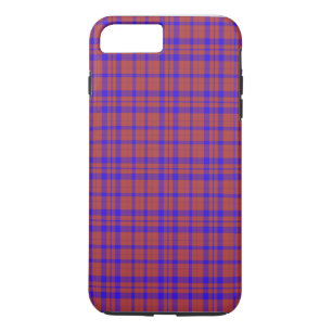 Rot und Blau geometrisch kariert Case-Mate iPhone Hülle