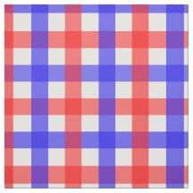 Rot und Blau Gingham