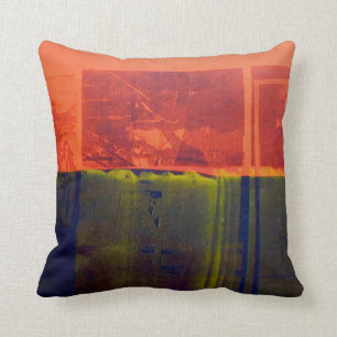 Rot und Blau Kissen