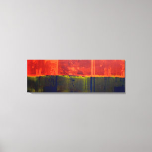 Rot und Blau Leinwanddruck