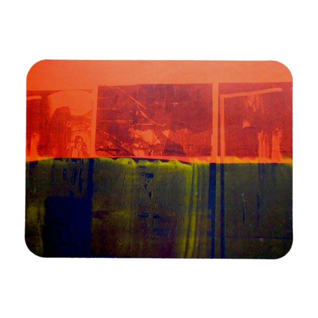 Rot und Blau Magnet (Horizontal)