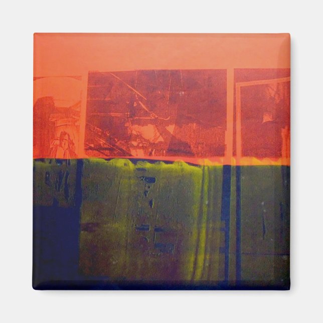 Rot und Blau Magnet (Vorne)