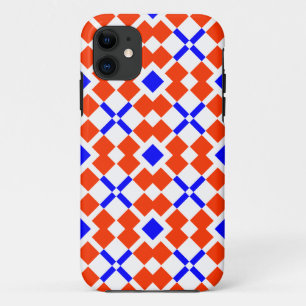 Rot und Blau, sein Saxonian Case-Mate iPhone Hülle
