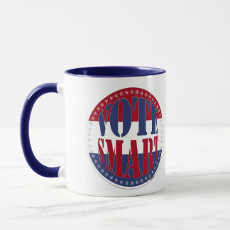 Rot und Blau STIMMEN SMART Tasse