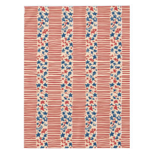Rot und Blau US Flagge 4. Juli Tischdecke