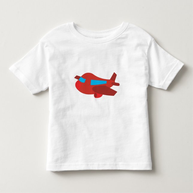 Rot- und Blauflugzeug Kleinkind T-shirt (Vorderseite)