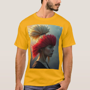 Rot und Blonde T-Shirt