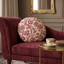 Rot und Creme Tulips Toile - französisches Landdek