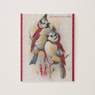 Rot- und Gelbvögel Puzzle