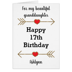 Rot und Gold Glitzer 17. Geburtstagsfeier