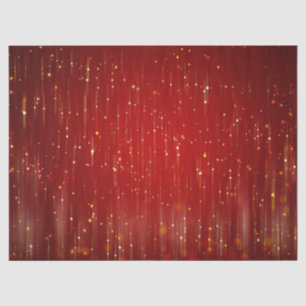 Rot- und Gold-Glitzer Seidenpapier