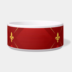 Rot und Gold Jugendstil Napf