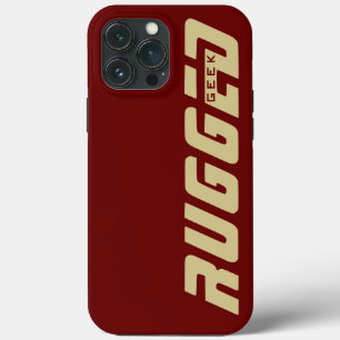 Rot und Gold RUGGED GEEK Case-Mate iPhone Hülle