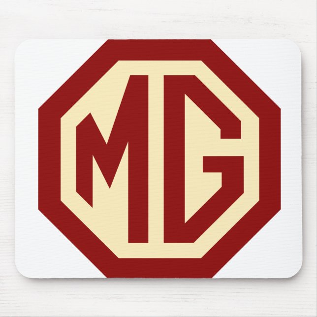 Rot und GoldMG-Logo Mousepad (Vorne)