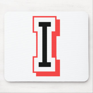 Rot und gotische Schrift I Mousepad