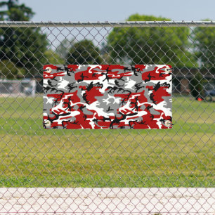 Rot und Grau Camouflage, Militär, Armee Banner