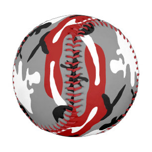 Rot und Grau Camouflage, Militär, Armee Baseball