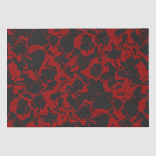 Rot und Grau Seidenpapier (Vorderseite)