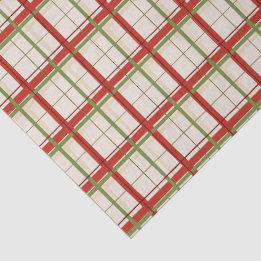 Rot und grün Feiertag Seidenpapier