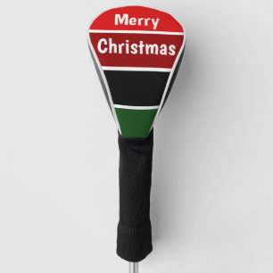 Rot und Grün frohe Weihnachten Golf Headcover