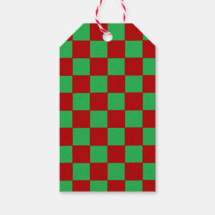 Rot und Grün Geschenkanhänger