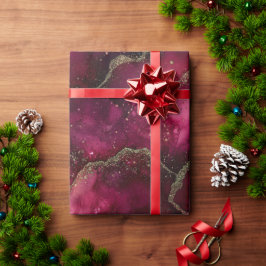 Rot und Grün Geschenkpapier