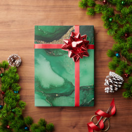 Rot und Grün Geschenkpapier