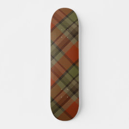 Rot und Grün Kariert Skateboard