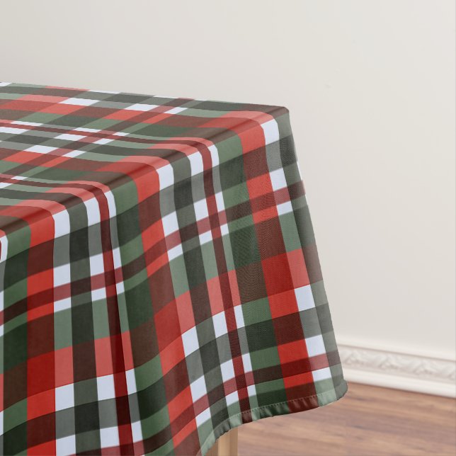 Rot und Grün Karo Weihnachten Tischdecke (Beispiel)