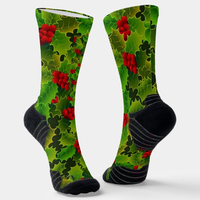 Rot und Grün Socken (Gewinkelt)
