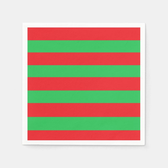 Rot und Grünbuch Napkins Serviette (Vorderseite)