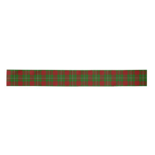 Rot und grüner Schottischer Tartan Kariert Satinband