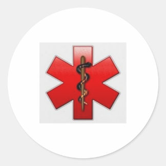 rot und mehrfarbig runder aufkleber