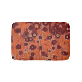 rot und orange abstrakt badematte