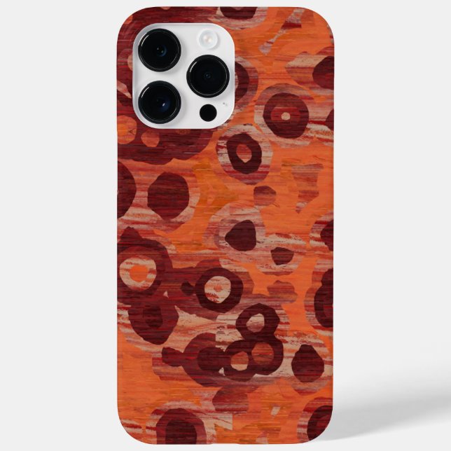 rot und orange abstrakt Case-Mate iPhone hülle (Rückseite)