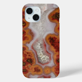 Rot und Orange Agate Slab Case-Mate iPhone Hülle