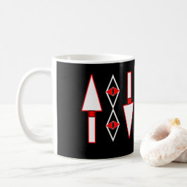 Rot und Schwarz,Inspiration für Trend Kaffeetasse