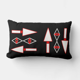 Rot und Schwarz,Inspiration für Trend Lendenkissen