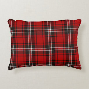 Rot und Schwarz Kariert Buffalo Karo Pattern Dekokissen